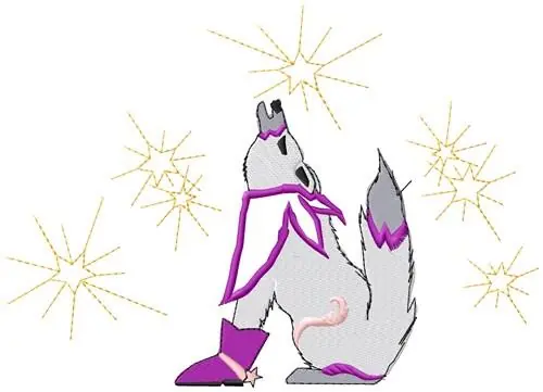 Wolf Howl Embroidery Design Money Back Guarantee