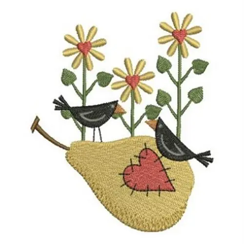 Autumn Garden Embroidery Design Express Delivery