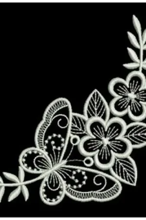 White Work Floral Embroidery Design Don’t Miss Out