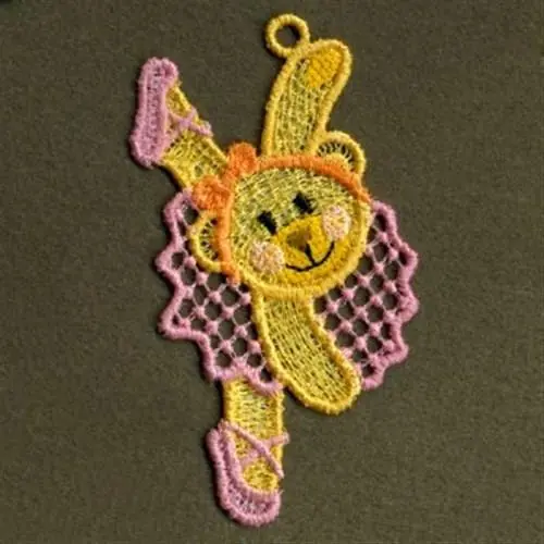 Don’t Miss Out FSL Ballerina Bear Embroidery Design