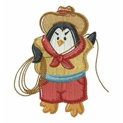 Roper Penguin Embroidery Design Instant Buy