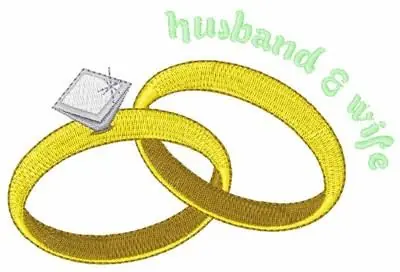 Husband & Wife Embroidery Design Grab Now