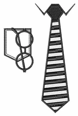 Special Offer Eyeglasses & Tie Embroidery Design