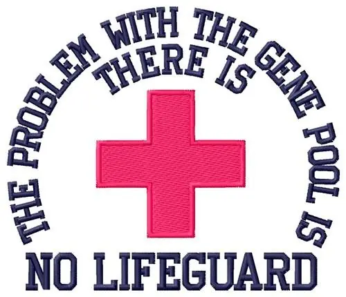 Discount Red Cross Lifegaurd Embroidery Design
