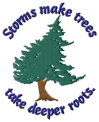 Deep Rooted Trees Embroidery Design Wholesale
