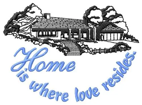 Love Besides At Home Embroidery Design Discount