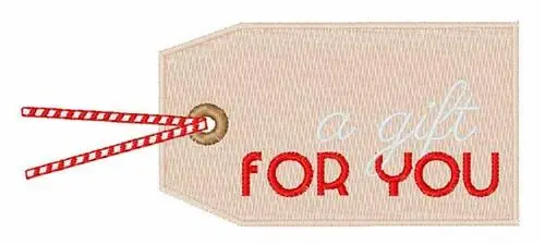 Gift For You Embroidery Design Final Sale