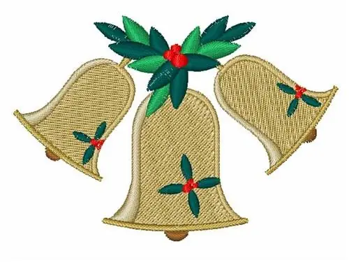 Order Now Christmas Bells Embroidery Design