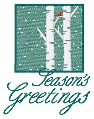 Best Seller Christmas Greetings Embroidery Design