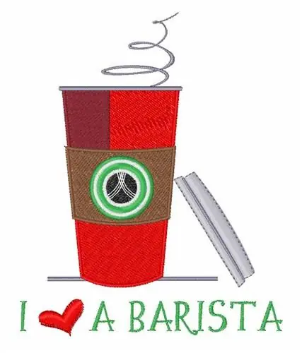 Love A Barista Embroidery Design Free Returns