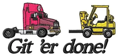 Heavy Vehicles Embroidery Design Free Delivery
