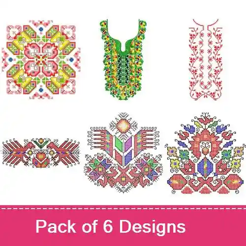 Cross Stitch Designs Embroidery design pack by Chic Embroidery Creations, Embroidery Packs on EmbroideryDesigns.com Seasonal Sale