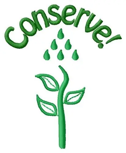 Luxury Conserve Rain Embroidery Design