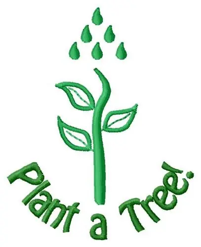 Plant A Tree Embroidery Design Editor’s Pick