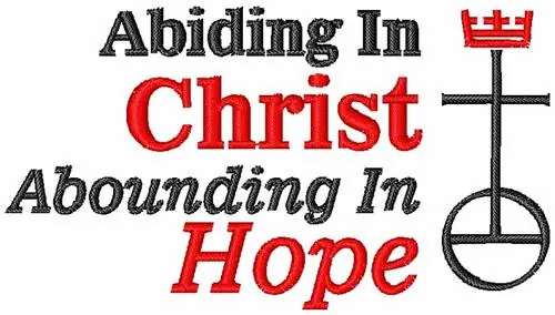 Abiding In Christ Embroidery Design Wholesale