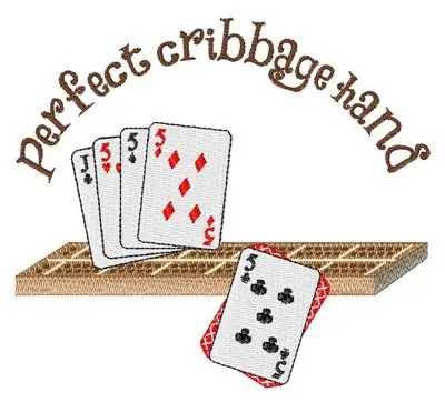 Big Sale Perfect Cribbage Hand Embroidery Design