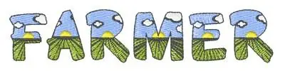 Factory Price Farmer Embroidery Design