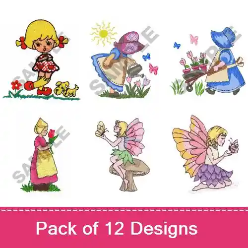 Professional Grade Thank Heaven For Girls! Embroidery design pack by Great Notions, Embroidery Packs on EmbroideryDesigns.com