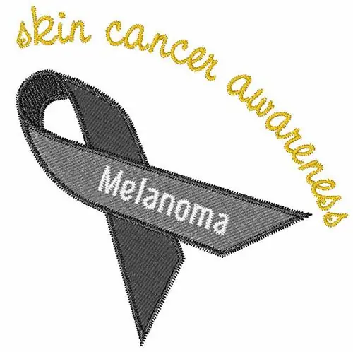 Order Now Skin Cancer Awareness Embroidery Design