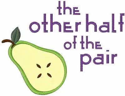 One Day Deal The Other Half Embroidery Design