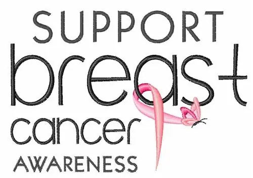 Breast Cancer Butterfly Embroidery Design New Release