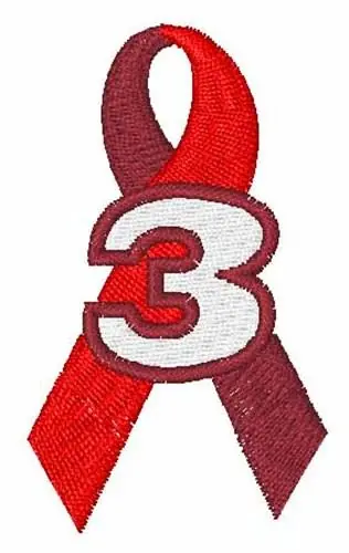 Awareness Ribbon Font 3 Embroidery Design Top Pick