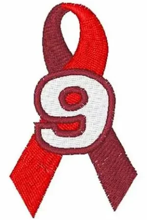 Affordable Awareness Ribbon Font 9 Embroidery Design