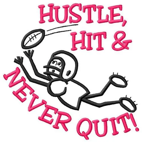 Limited Offer Hustle And Hit Embroidery Design