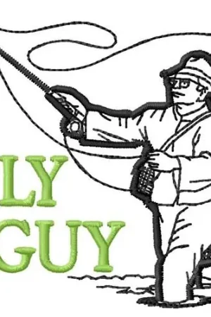 Affordable Fly Guy Embroidery Design