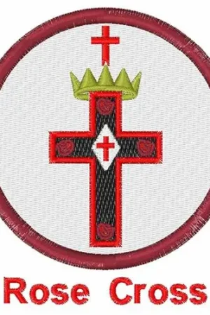 Affordable Rose Cross Embroidery Design
