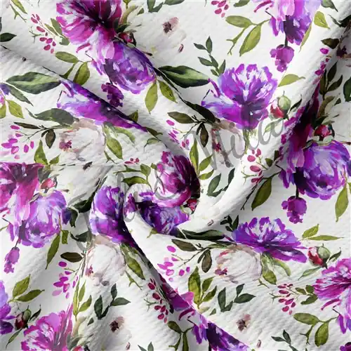 Premium Printed Floral Liverpool Bow Floral Flowers AA266 with Free $89.99 Bundle