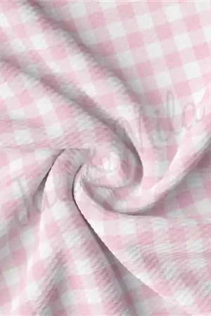 Limited Time Gingham Liverpool Bullet Textured Stretch Solid Strip Thick Knit Jersey Fabric