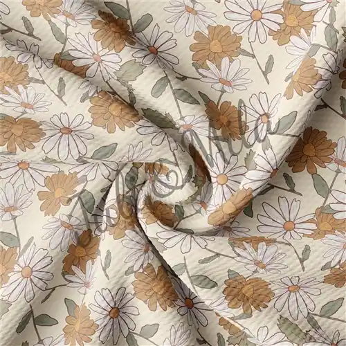 Limited Time Printed Floral Fabric for Bows Sunflowers (F67 with Free $89.99 Bundle