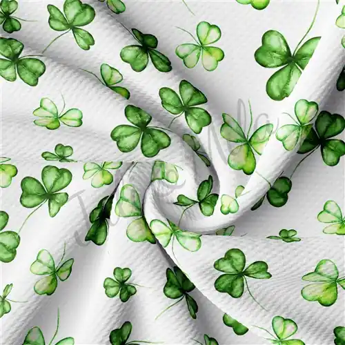 St. Patrick's Day Patrick28 Liverpool Bullet Textured Stretch Solid Strip Thick Knit Jersey Fabric New Arrival