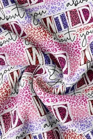 Valentine's Day Printed Liverpool Bullet Textured Stretch Solid Strip Thick Knit Jersey Fabric Holiday Sale