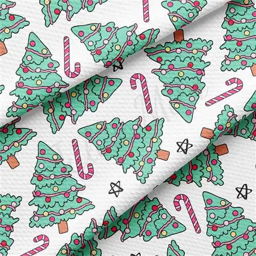 Christmas Printed Liverpool Fabric flower AA1859 with Free $89.99 Bundle Weekend Sale