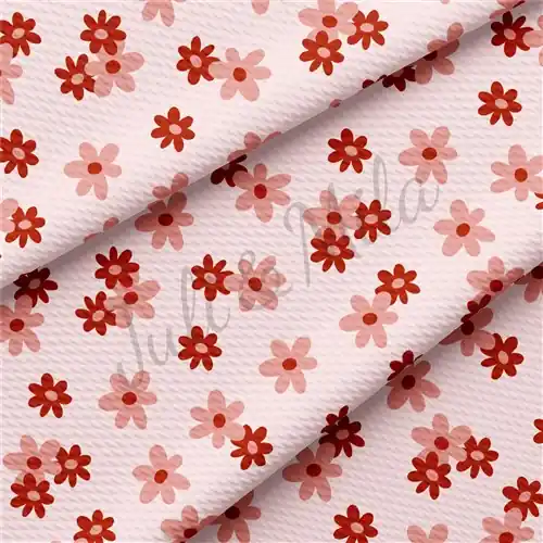 Valentine's Day Printed Liverpool Fabric Floral111 with Free $89.99 Bundle Best Choice