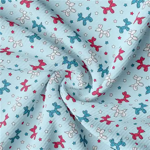 Patriotic 4th of July Liverpool Bullet Textured Stretch Solid Strip Thick Knit Jersey Fabric Direct From Manufacturer