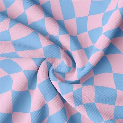 Brand New Printed Liverpool Fabric AA2527 Check with Free $89.99 Bundle
