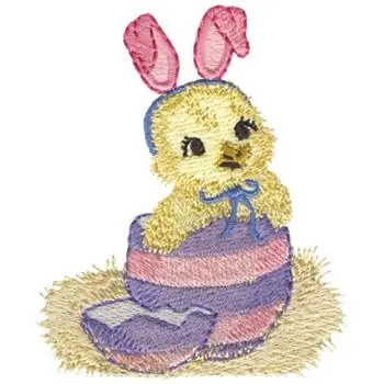 Brand New Easter Chick Embroidery Design
