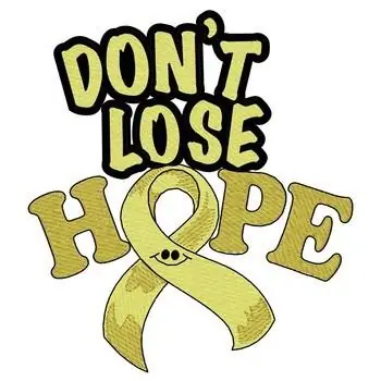 Dont Lose Hope Ribbon Embroidery Design Editor’s Pick