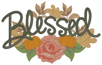 Best Seller Blessed Embroidery Design