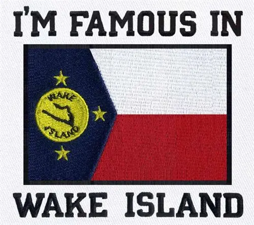 Famous Wake Island Embroidery Design Viral