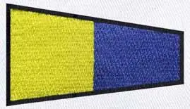 Pennat Flag Number 5 Embroidery Design Popular