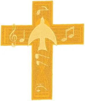 Musical Cross Embroidery Design Best Price