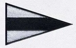 ICS Flag 3rd Substitute Embroidery Design Latest