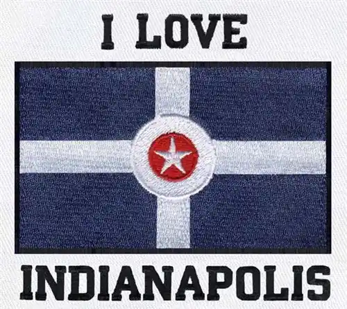 I Love Indianapolis Embroidery Design Grab Now