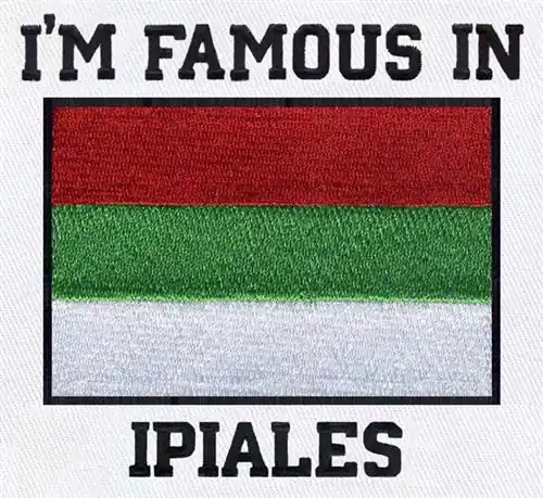 Original Famous In Ipiales Embroidery Design