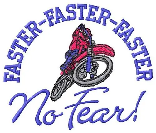 Latest No Fear Embroidery Design