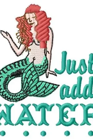 Add Water Embroidery Design Get Yours